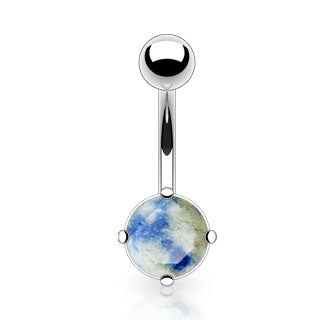 Lapis Lazuli Semi Precious Stone Navle Piercing